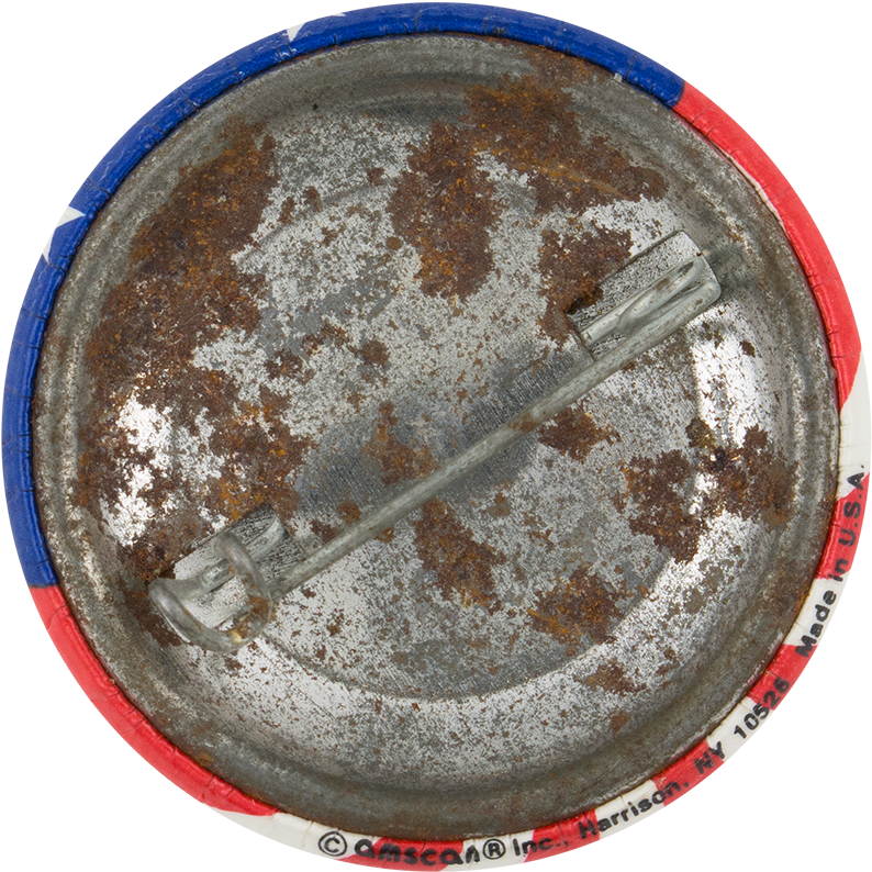 American Flag Button Back Art Button Museum - Museum (1000x969), Png Download