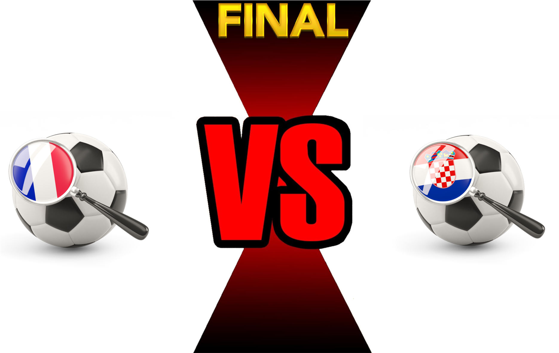 Fifa World Cup 2018 Final Match France Vs Croatia Png - Brazil Vs Mexico 2018 World Cup (1869x1284), Png Download