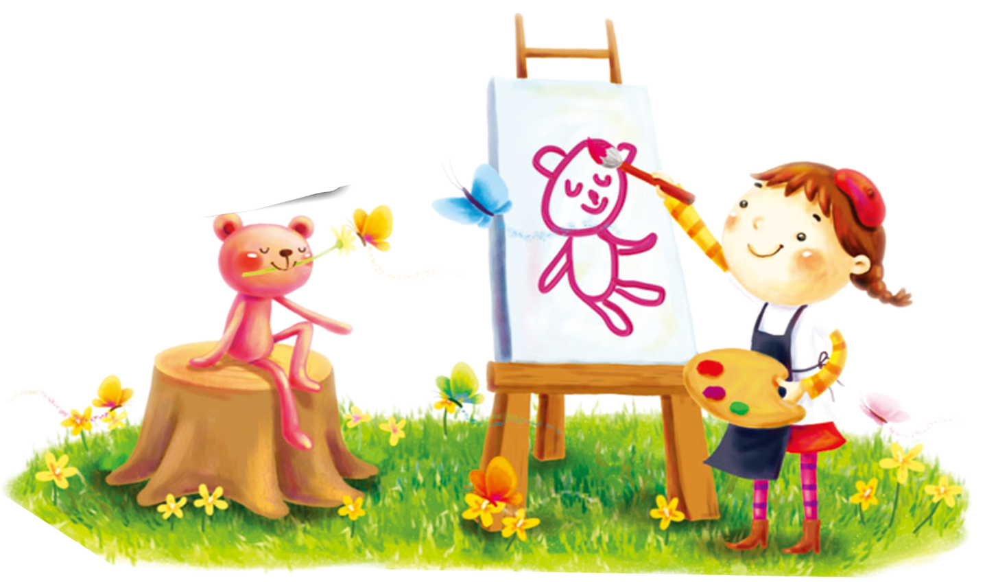 Graphic Freeuse Download Child Art Painting Wallpaper - Девочка Рисует Рисунок (2268x1512), Png Download