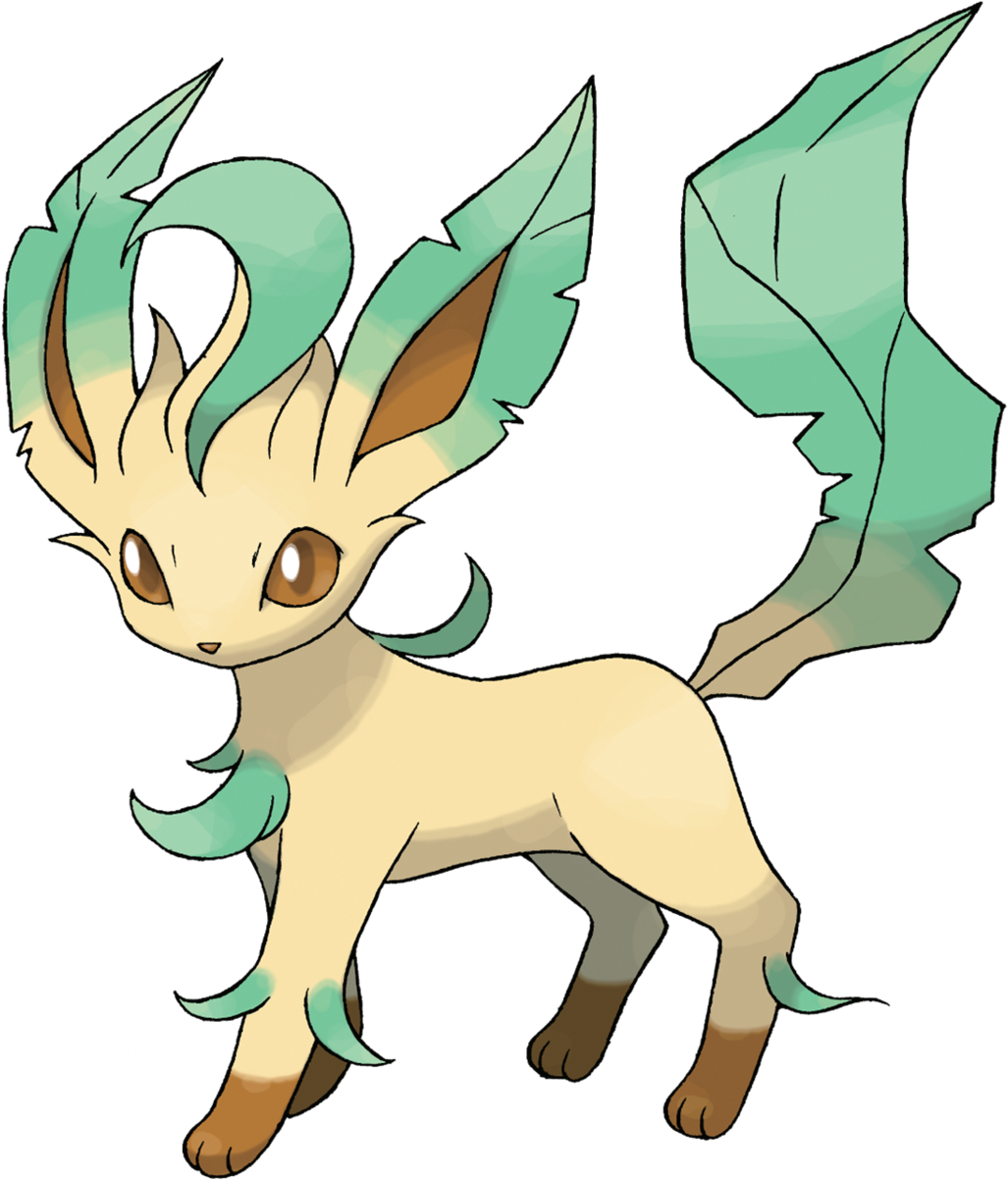 Leafeon - Pokemon Leafeon (1200x1200), Png Download