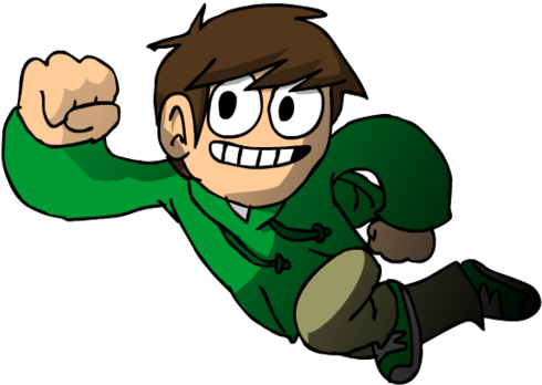 Eddsworld Edd Pow - Eddsworld Edd (500x364), Png Download