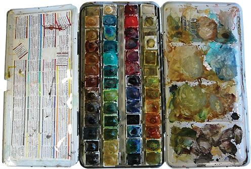 Artworks - Watercolor Paint (567x425), Png Download