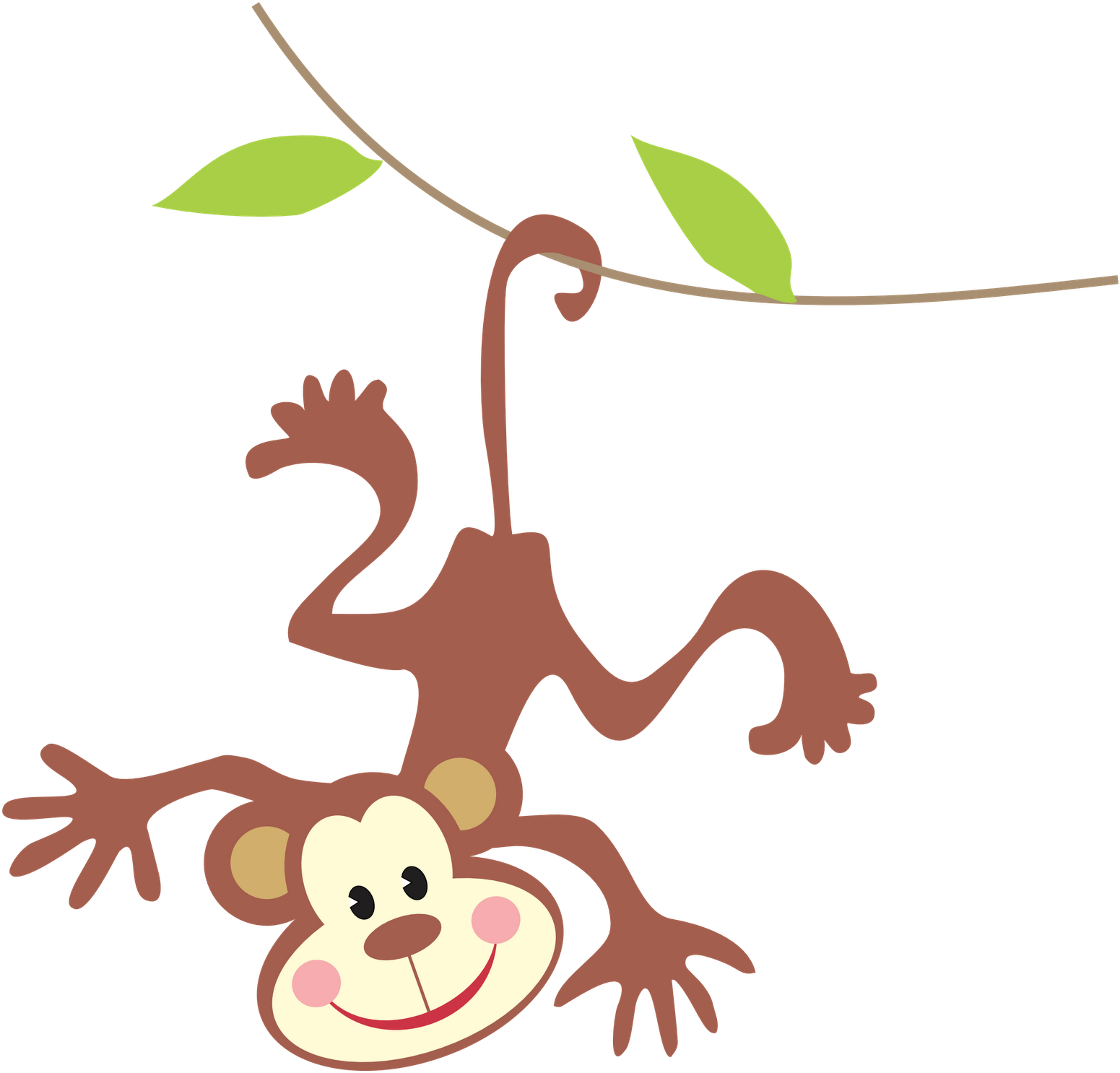 Free Icons Png - Monkey Clipart Free (1600x1600), Png Download