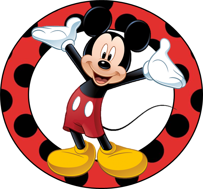 Free Mickey Mouse Party Ideas - Disney Giant Vinyl Wall Decal Set Mickey Mouse (713x665), Png Download