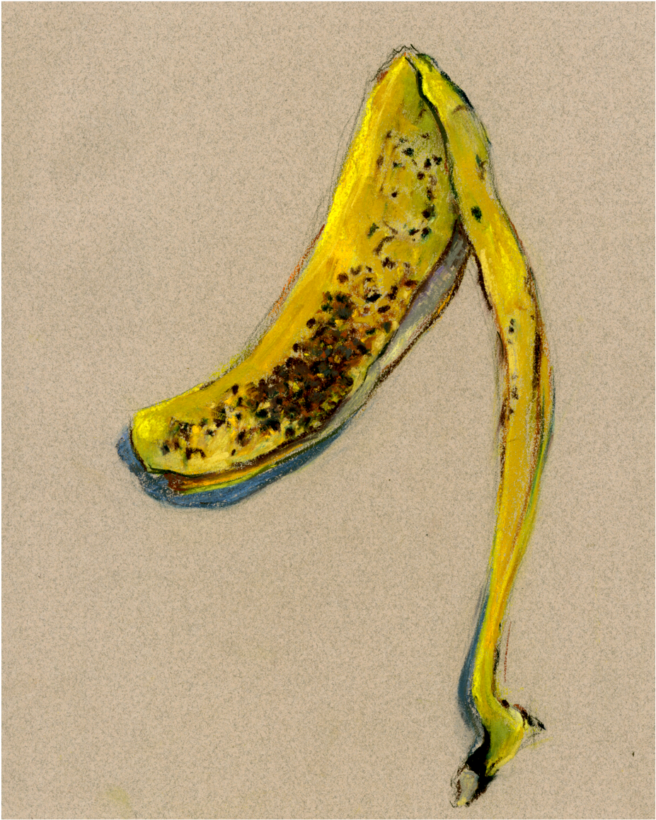 Still Life - Banana (1200x1200), Png Download