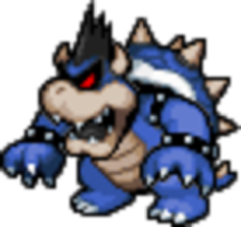 Dark Bowser - Dark Bowser Pixel Art (477x450), Png Download