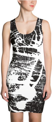 Beautiful Black & White Paint Splash Patterned Dress - Aileen Wuornos T Shirt (480x480), Png Download
