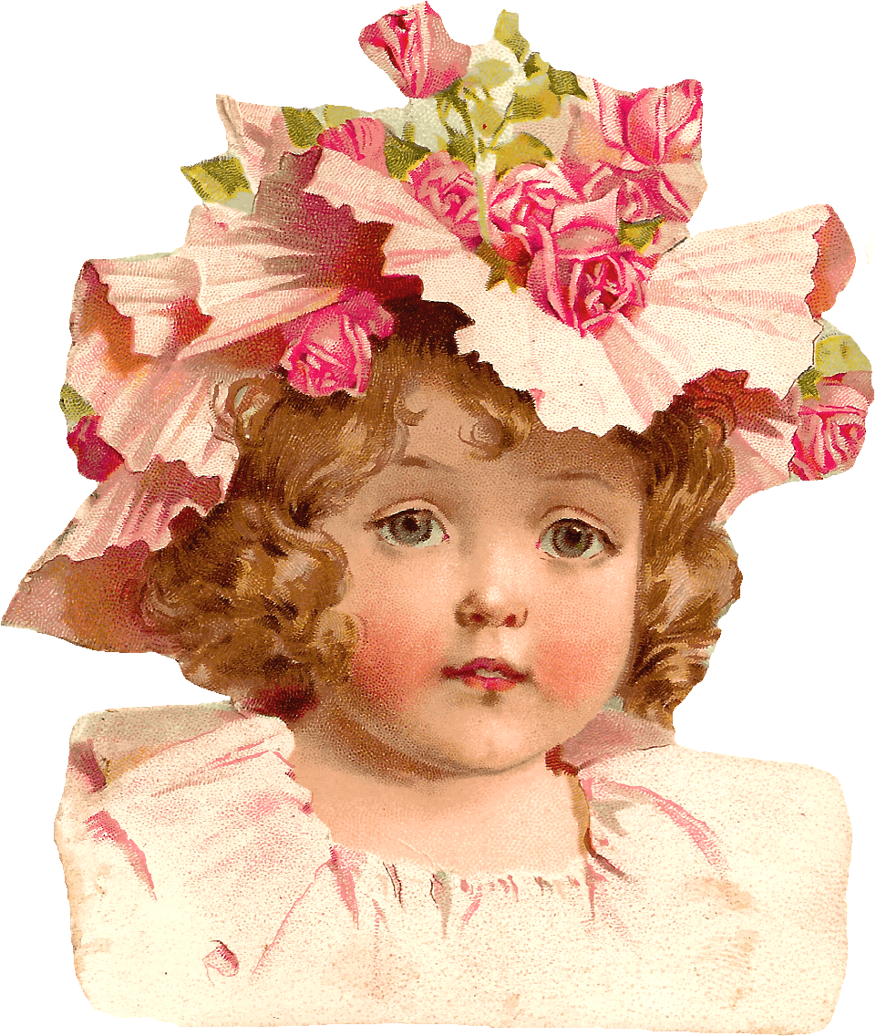 Vintage Girl Face Png - Skits Children Group 6 (1140x1308), Png Download