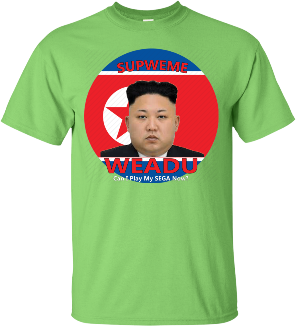Suprweme Weadu Kim Jong Un T-shirt - Spay Neuter Adopt Dont Shop Dog Cat Pet Paw Rescue (1155x1155), Png Download