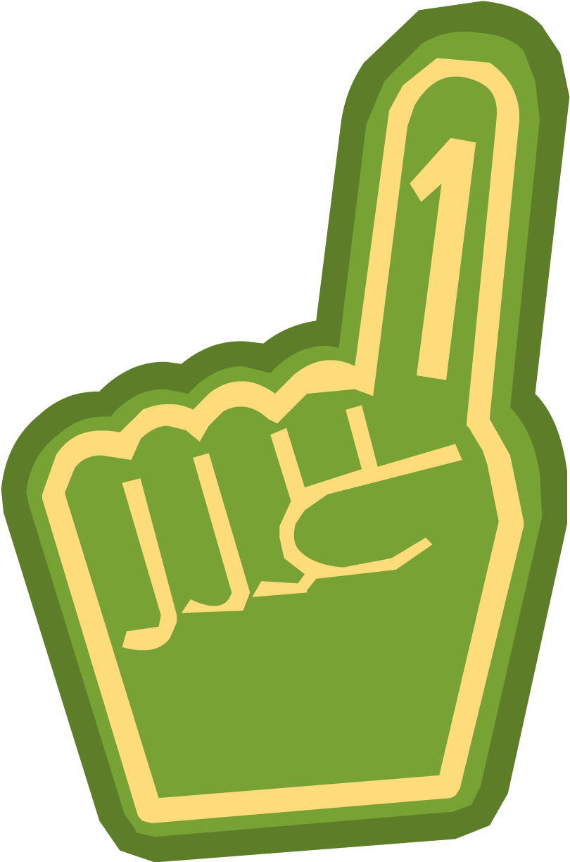 Emoticons Glove Ok Monster Takeover 2013 - Number One Glove Png (1223x1223), Png Download