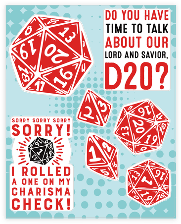Every Gamer Out There Who Has Played A Tabletop Rpg - D20 System (484x484), Png Download