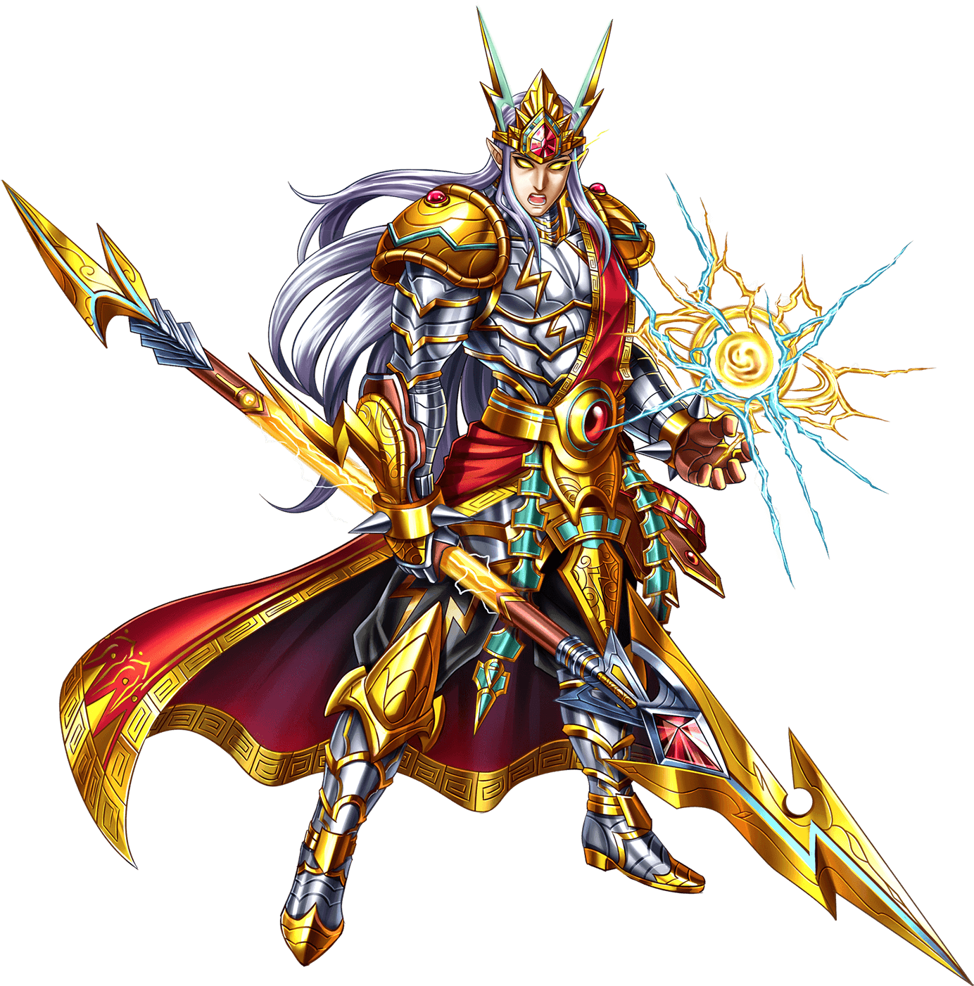 Navi Chara80034 4 - Brave Frontier Grand Quest Artwork (1433x1420), Png Download