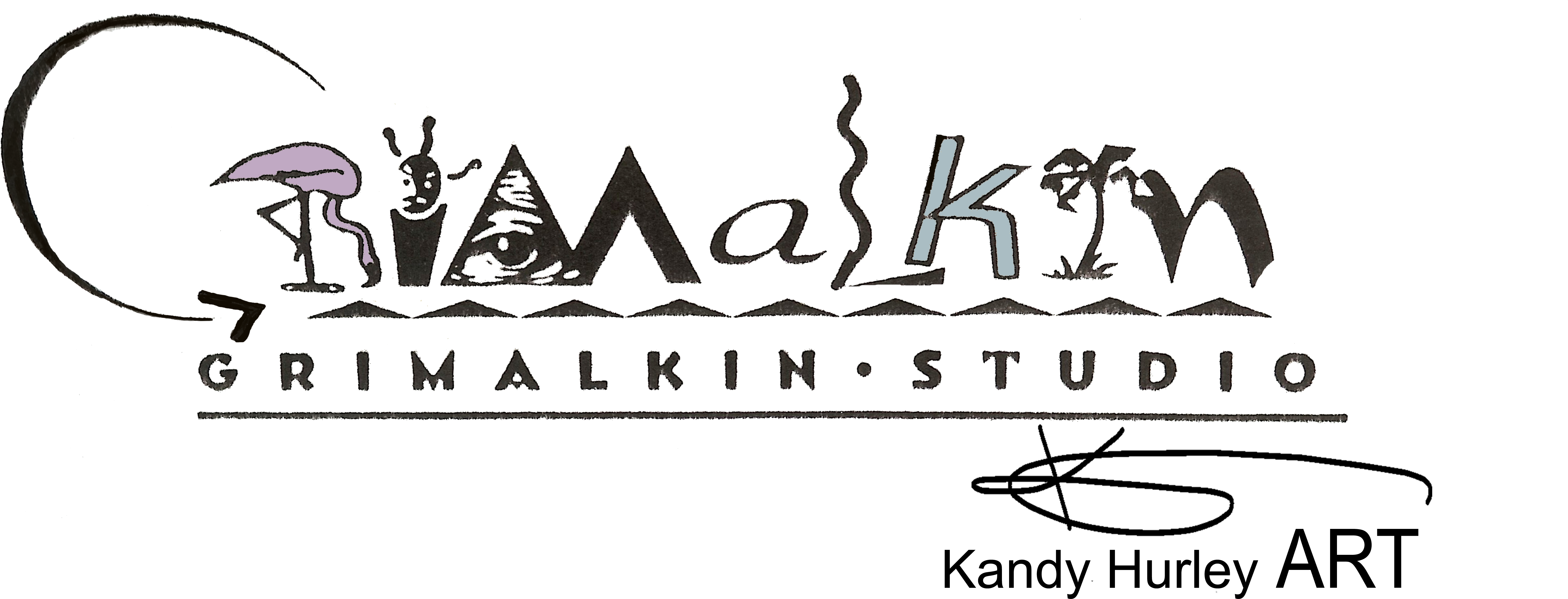 Grimalkin Studio - Calligraphy (6703x2500), Png Download