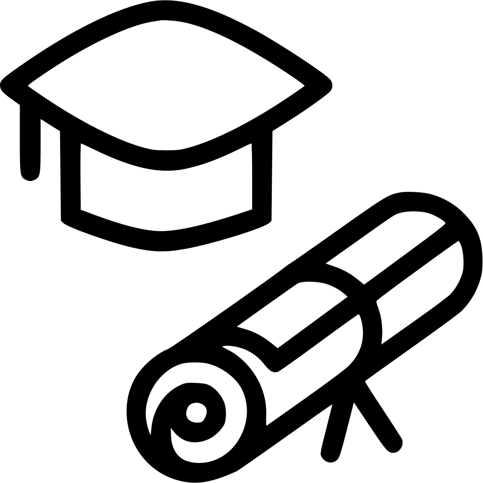 Mortarboard Graduation Degree Certificate College Diploma - Graduation Ceremony (981x982), Png Download