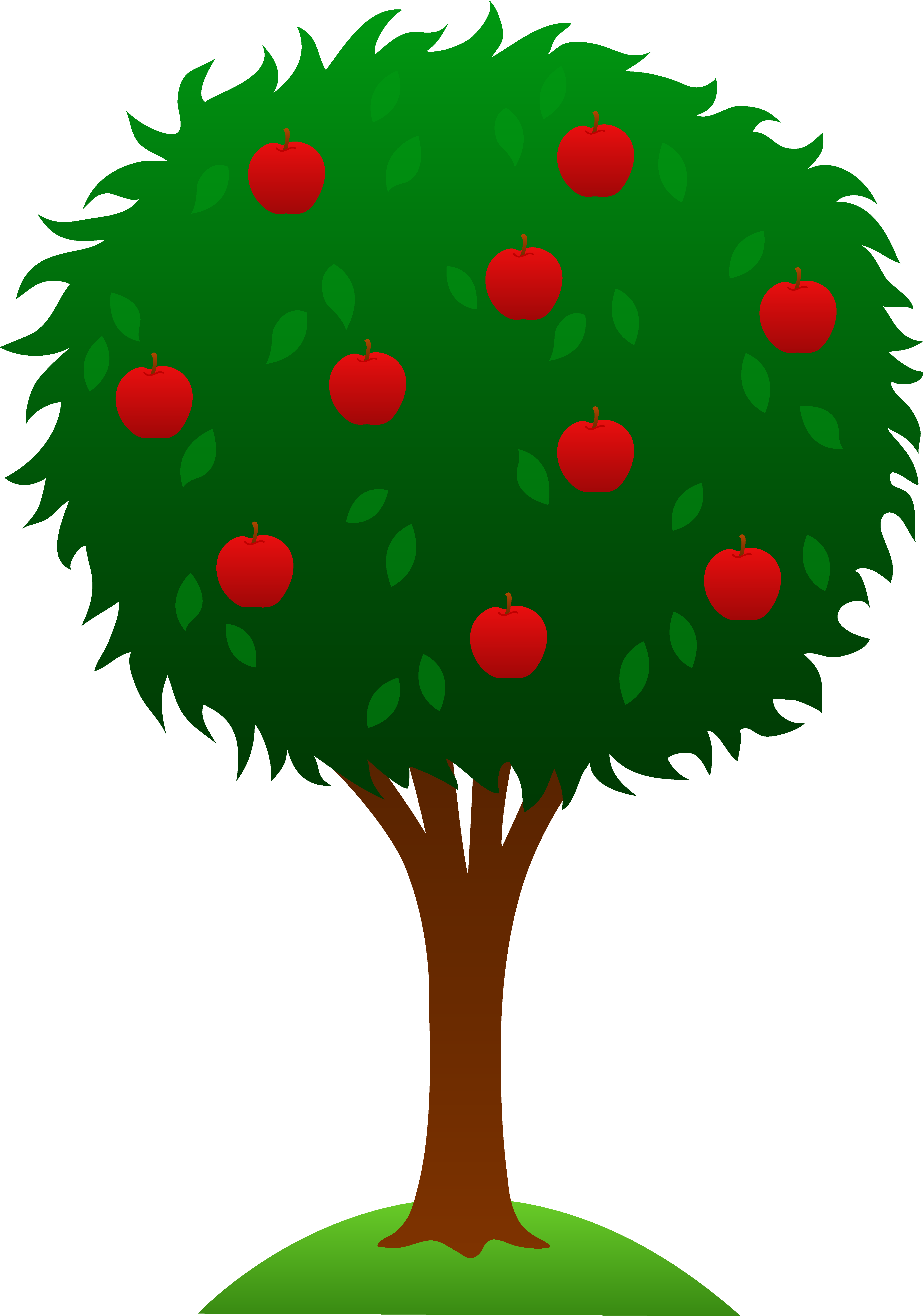 Png Black And White Stock Animated Of A - Orange Tree Clipart (4504x6424), Png Download