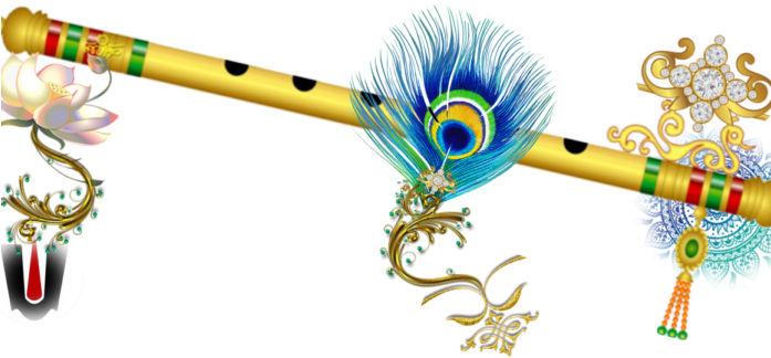 8 Demons Killed By Bal Krishna - Blue Peacock Bird Feathers Wall Calendar (696x385), Png Download