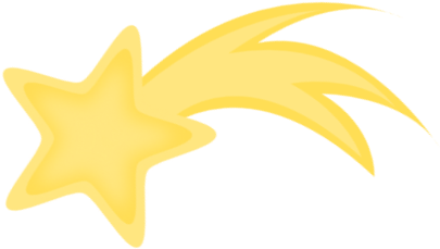 Shooting Star Clip Art Outline - Shooting Star Art Projects (505x499), Png Download