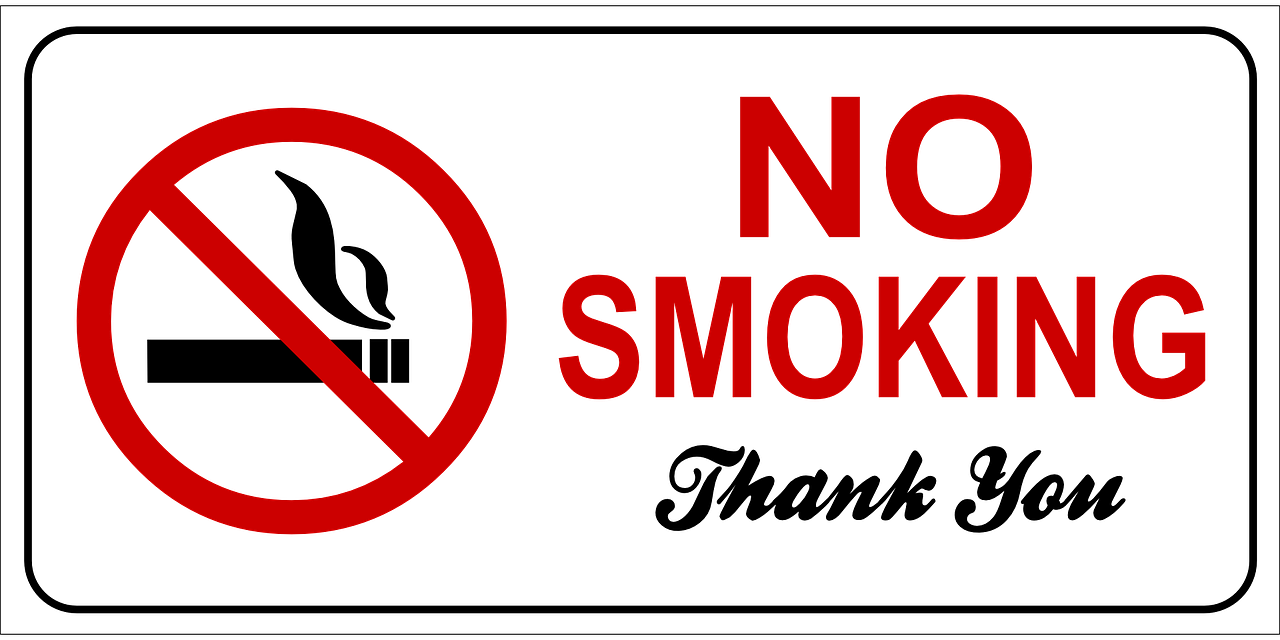 No Smoking Smoking Smoke - 1080p No Smoking (1280x640), Png Download