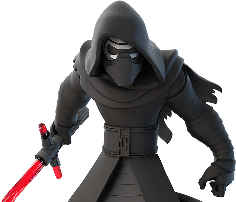Kylo Ren Close Up - Disney Infinity Star Wars The Force Awakens Kylo (818x655), Png Download