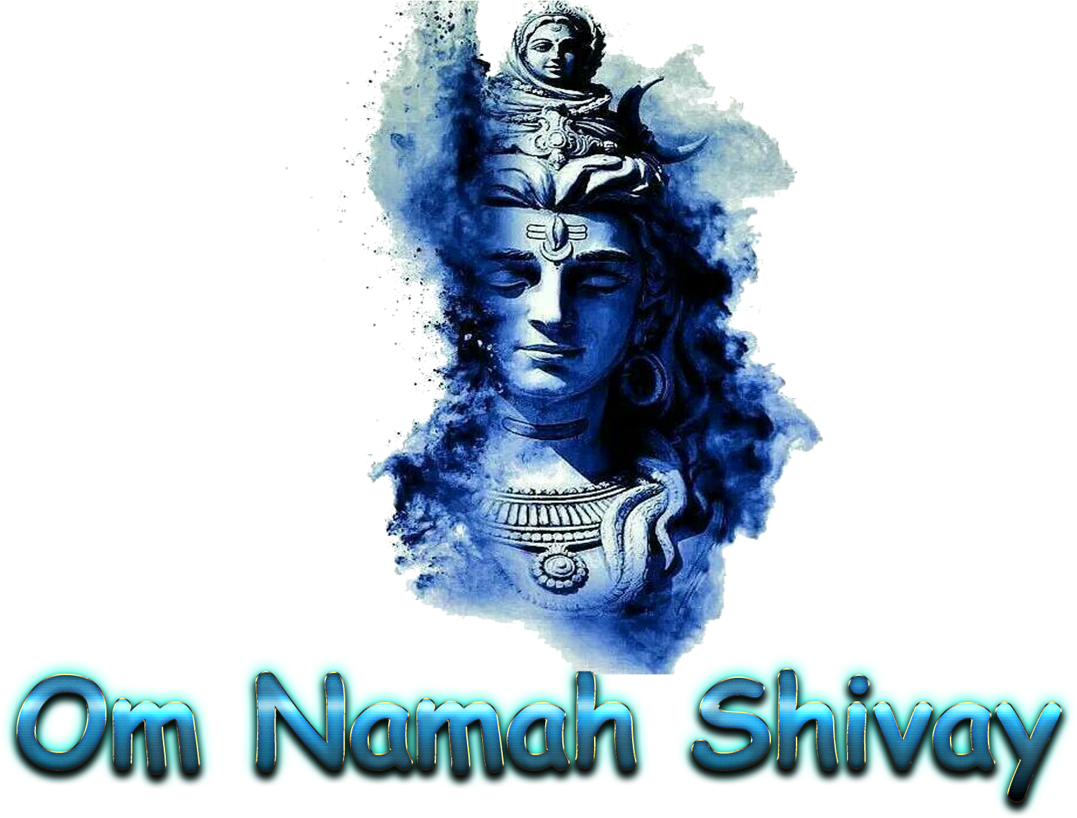 Lord Shiva Canvas Painting (1920x1200), Png Download