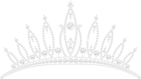 Diamond Tiara Png Clipart Picture - Tiara Clipart Transparent Background (600x344), Png Download