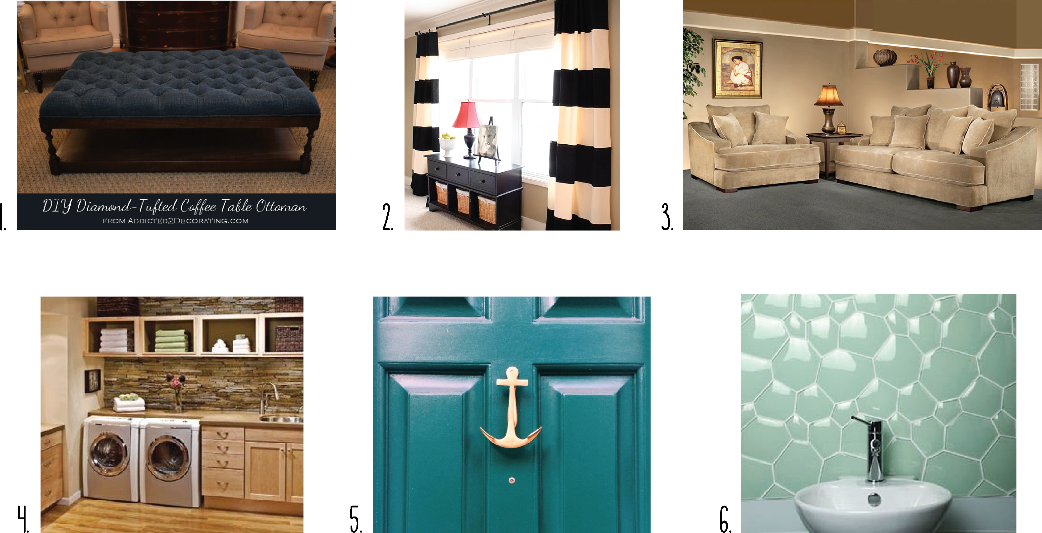 I Am Obsessed With The Idea Of Diying An Ottoman To - Fairmont Designs Lyndsay 2 Piece Sofa Set - D3687-0301/minmoc (3623x2113), Png Download