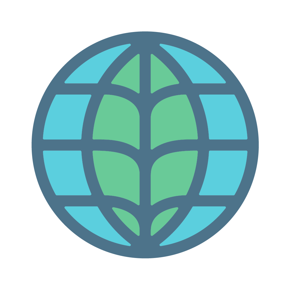 Nature's Earth Logo Circle Memphis Rgb White - Icon International Strategy (1200x1200), Png Download