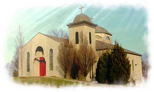 Holy-trinity Outside - Trinity (500x300), Png Download