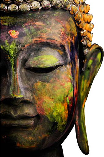 Prelude - Buddha Painting With Frame (361x508), Png Download