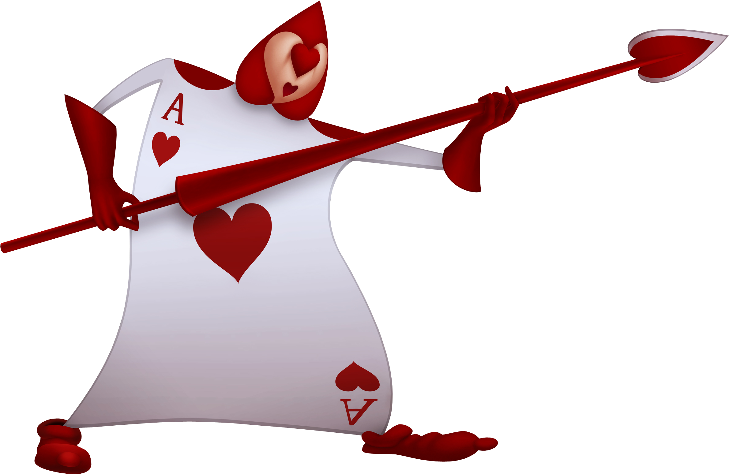 Naipe De Corazones - Alice In Wonderland Card Soldiers (626x409), Png Download