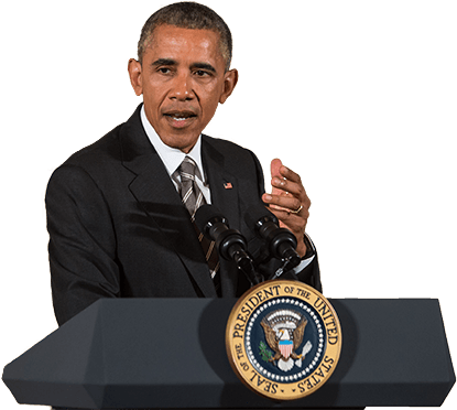 Speaking President Obama - Barack Obama Speech Transparent (600x375), Png Download