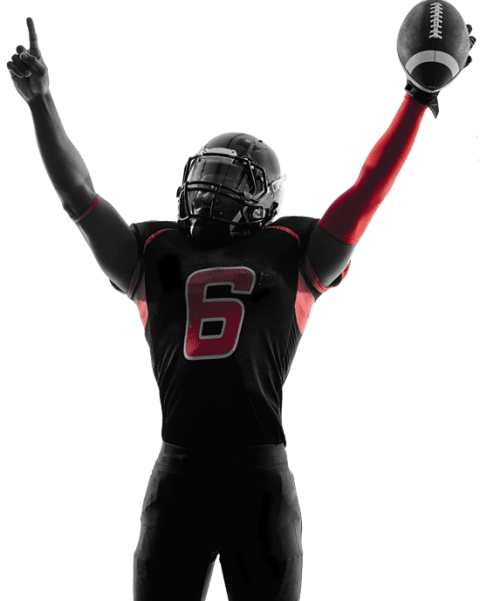 Free Png American Football Player Celebrating Png Images - American Football Players Png (480x601), Png Download