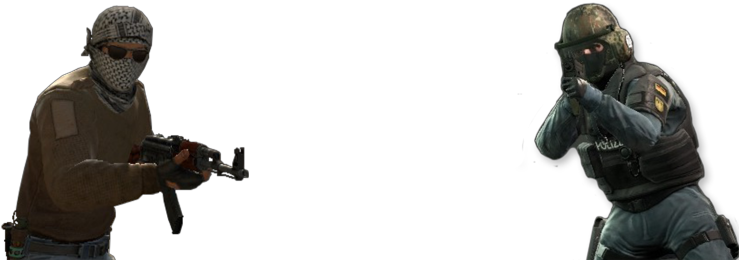 Person Cs Go Png (752x350), Png Download