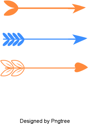 Beautiful Cartoon Cute Hand Painted Arrow Direction - Portable Network Graphics (640x640), Png Download