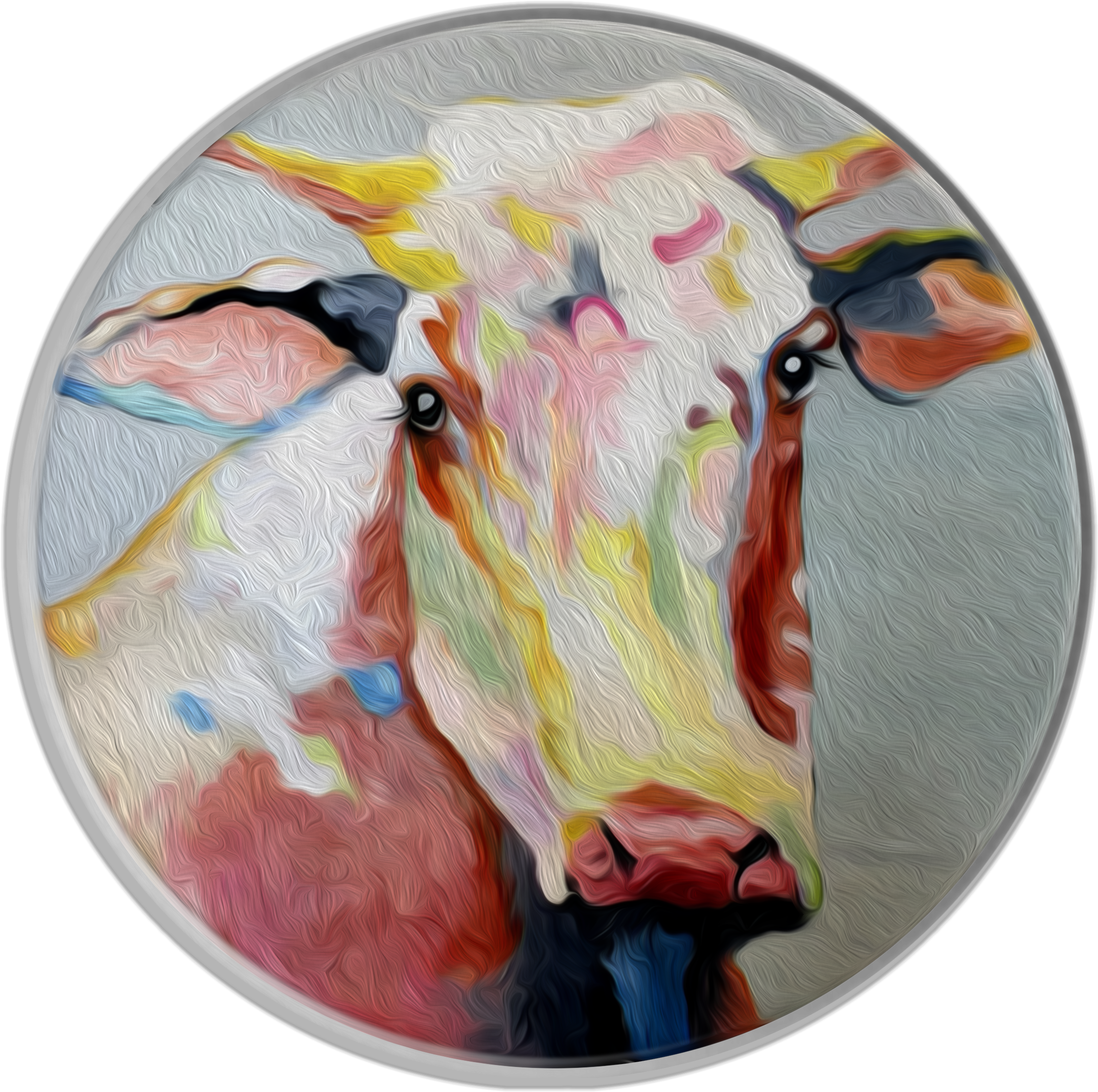 A Stir Fry With Vegetables And Rice With A Tangy Sauce - Painting (2520x2485), Png Download