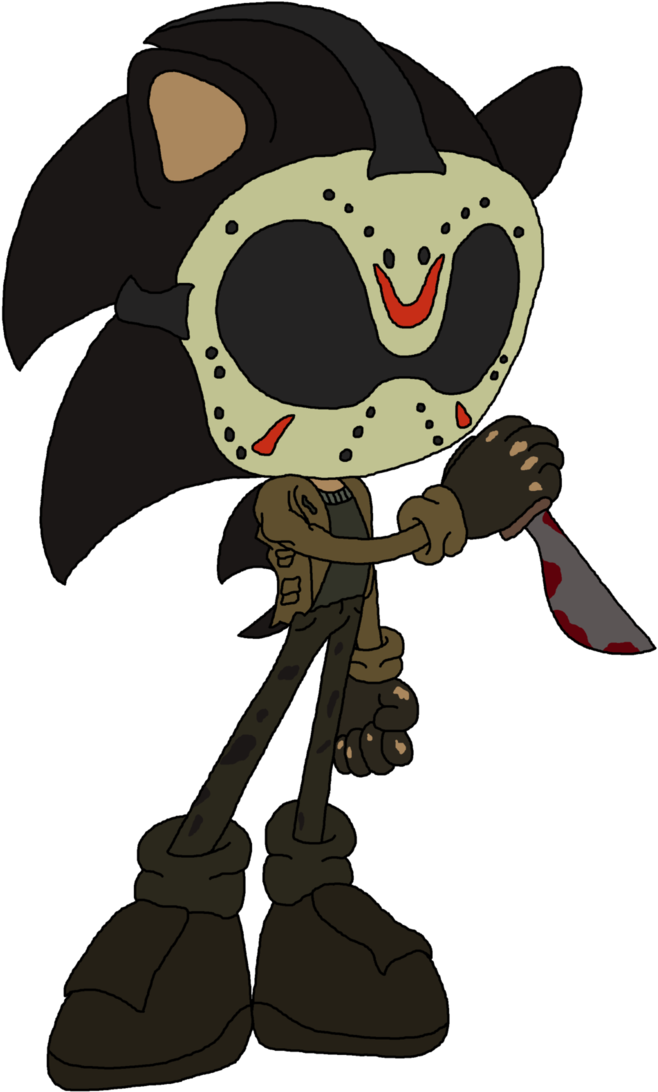 Jason Voorhees Michael Myers Cartoon Drawing Film - Jason Voorhees The Hedgehog (708x1128), Png Download