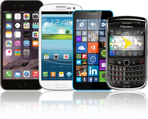 We Make Your Business App Compatible To Deliver Digital - Mobile Phones Images Hd Png (487x391), Png Download