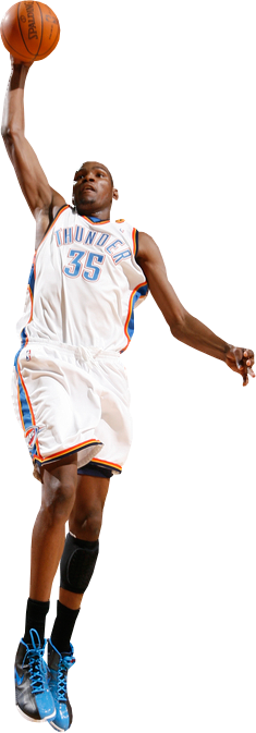 Kevin Durant Shooting Png - Basketball Player (235x673), Png Download