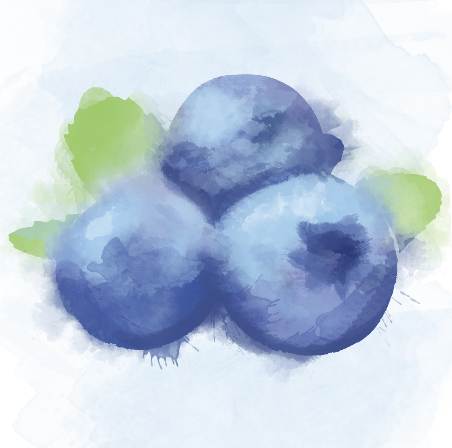 Featuring Custom Watercolor Illustration With Hints - Watercolor Paint (1500x1486), Png Download