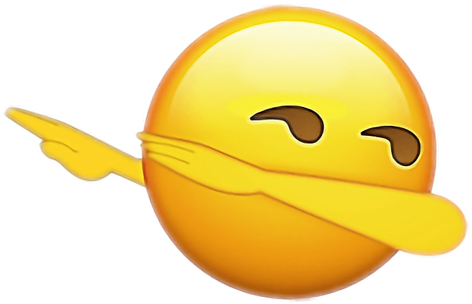 Report Abuse - Dab Emoji Transparent (670x432), Png Download