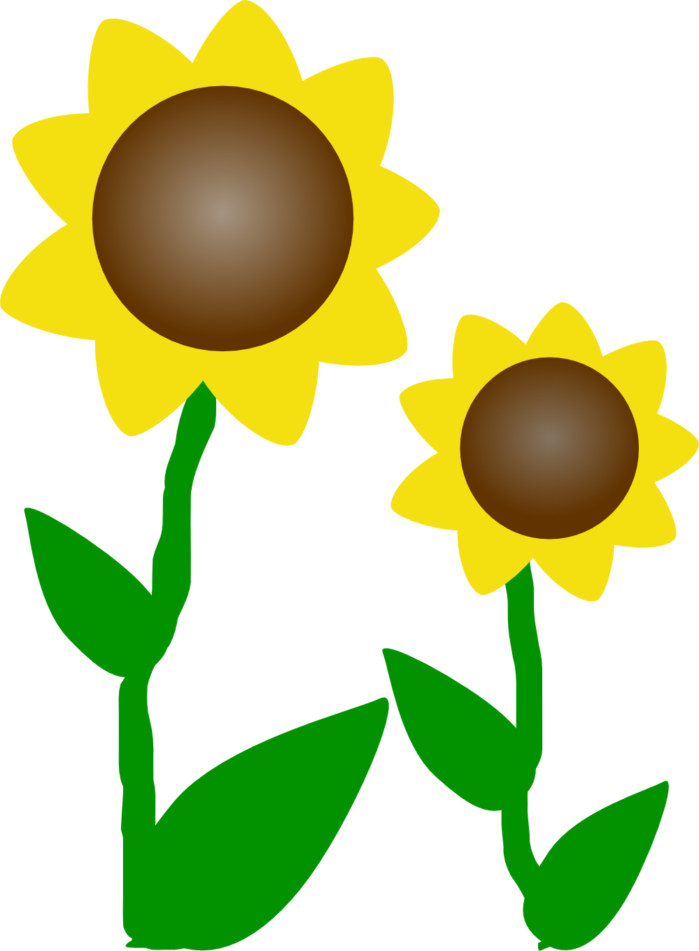 Watercolor Bohemian Boho Flowers - Sunflower Clipart (999x1359), Png Download