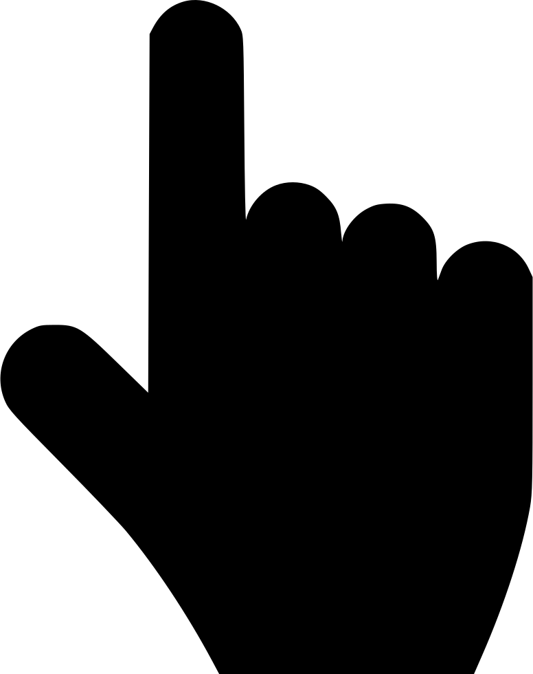 Hand Check Business Web Ok Form Select Comments - Hand Click Icon Svg (776x980), Png Download