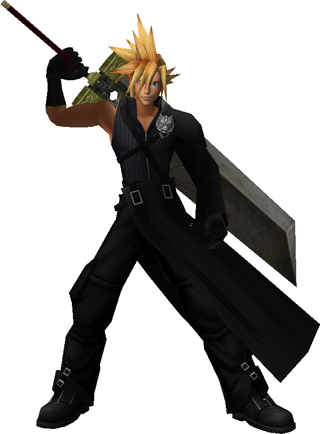 Captain Cloud Strife - Cloud Strife (713x917), Png Download