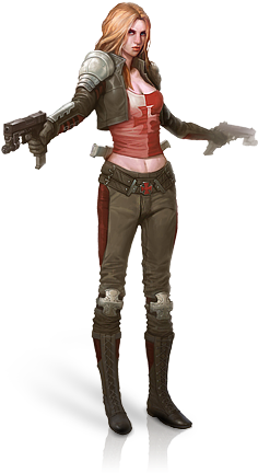 Female Templar The Secret World Templars - Secret World Templar Recruiter (300x436), Png Download
