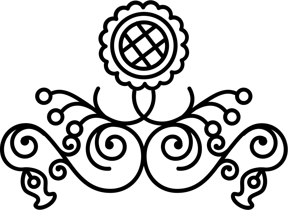 Flower Design With Multiple Vines Comments - Floral Design (981x716), Png Download