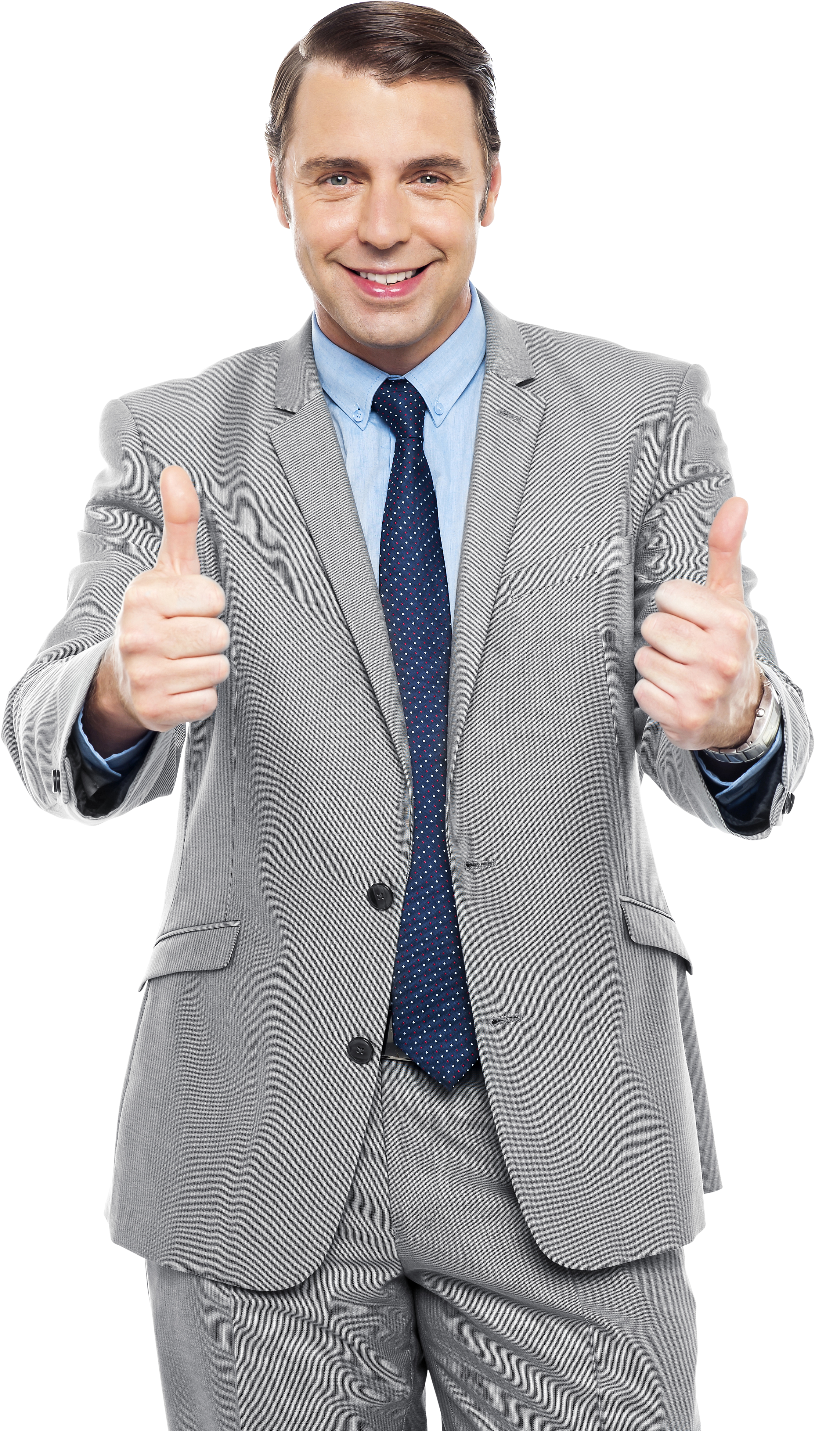 Men Pointing Thumbs Up Png Image (3200x4809), Png Download
