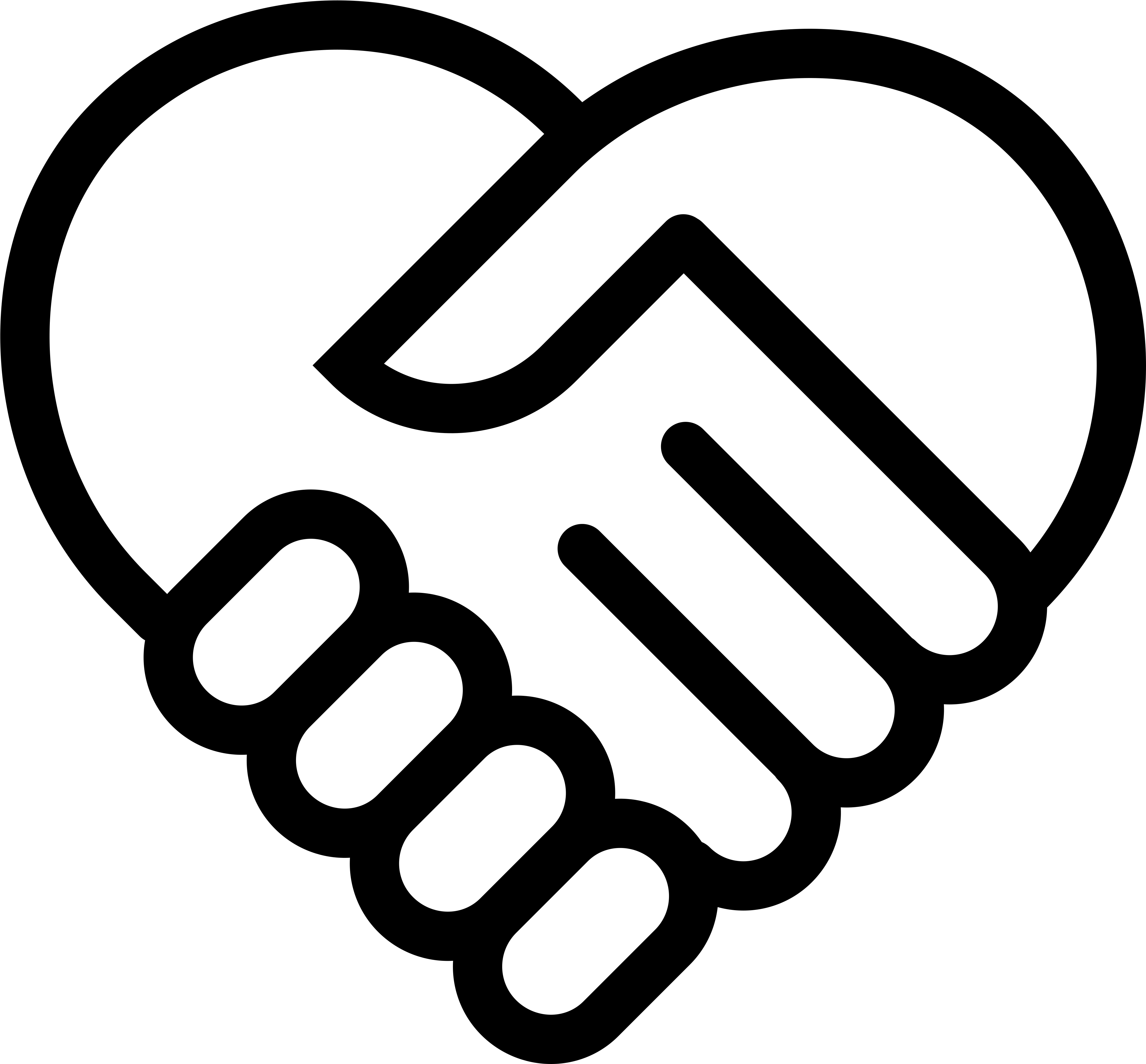 Open - Hands In Heart Clipart (2000x1861), Png Download