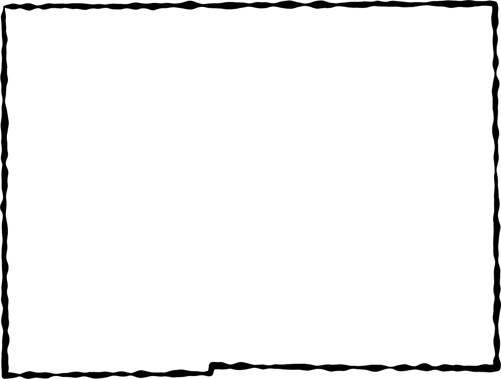 A Map Of Hardee With A Black Squiggle Outline - Line Art (1024x774), Png Download