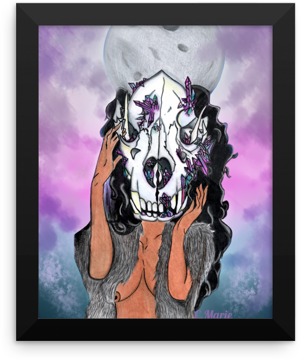 La Loba-framed Poster - T-shirt (1000x1000), Png Download