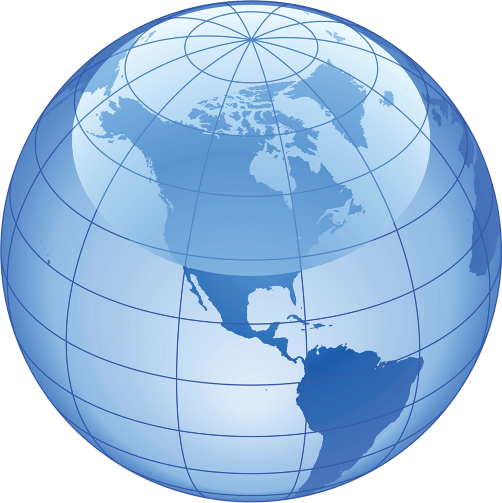 Globe - After The French And Indian War Map (1000x1002), Png Download